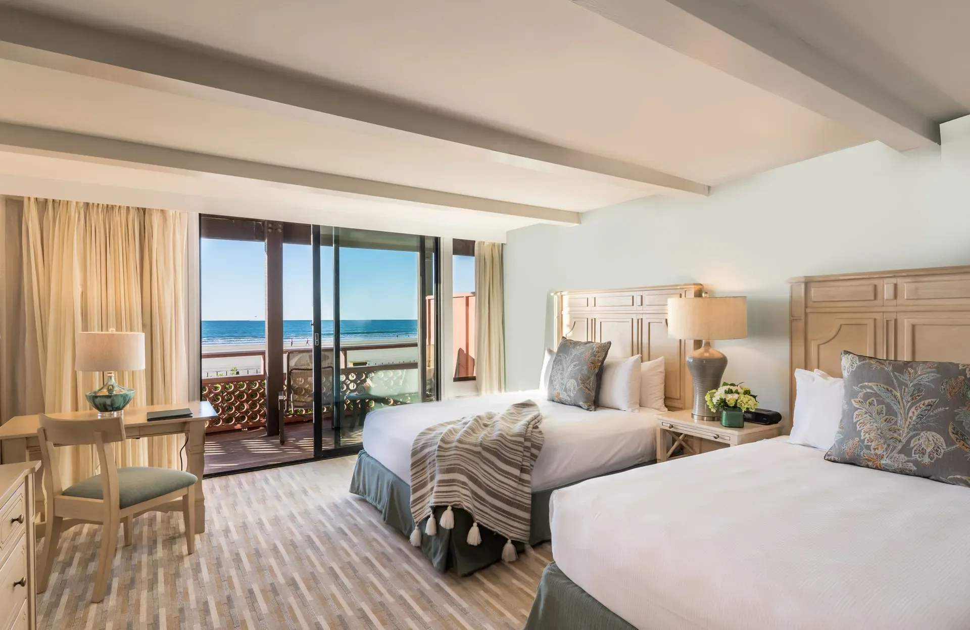 Hotel suite comfort with attention to room light and layout